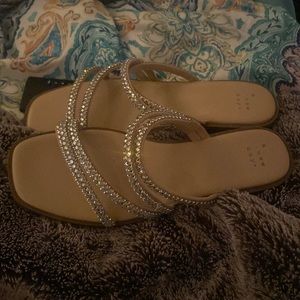 Sandals never worn but once